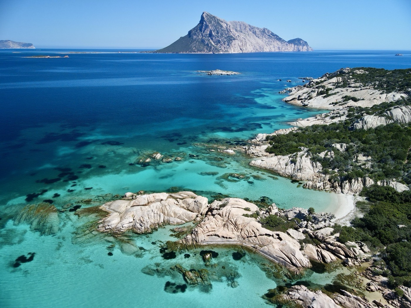 Spiaggia delle Vacche, costa di Tavolara